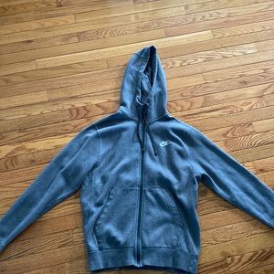 Nike hooded zip sweatshirt